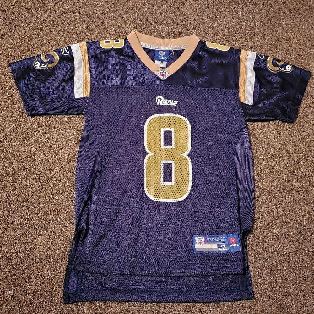 Reebok On Field Rams Bradford 8 Football Jersey